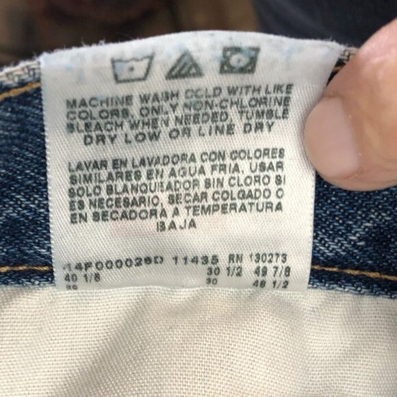 2 Wrangler Mens Jeans 38x30 Lot Of Two Blue Denim Straight Leg Classic Casual - Picture 14 of 16